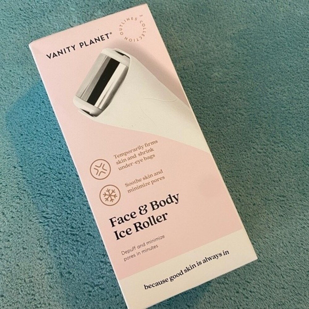 NIB-Face & Body Ice Roller by Vanity Planet Reduce Puffiness